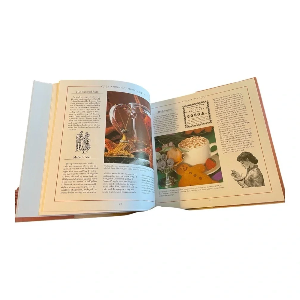 “Victorian Entertaining” Coffee Table Book by John Crosby Freeman 1989, First Ed